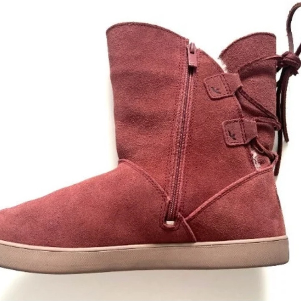 Womens Size 10 KOOLABURRA BY UGG Short Boots - Pink Mauve - Picture 3 of 8